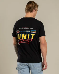 Tops & T-Shirts*Unit Racing Team T-Shirt Black