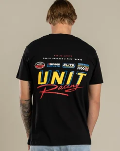 Tops & T-Shirts*Unit Racing Team T-Shirt Black