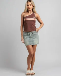 Online Rack Off One Shoulder Top Women Tops