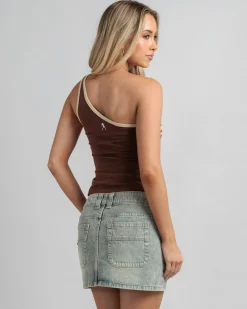 Online Rack Off One Shoulder Top Women Tops