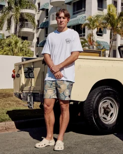 Outlet Radial Elastic Waist Shorts Shorts & Bottoms