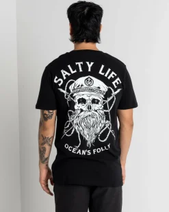 Tops & T-Shirts*Salty Life Raider T-Shirt Black