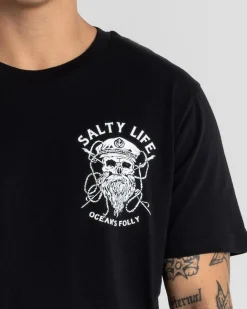 Tops & T-Shirts*Salty Life Raider T-Shirt Black