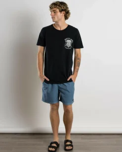 Tops & T-Shirts*Salty Life Raider T-Shirt Navy Acid