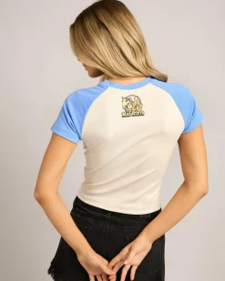 Tops*The Mad Hueys Ranch Dressing Baby Raglan T-Shirt Stone