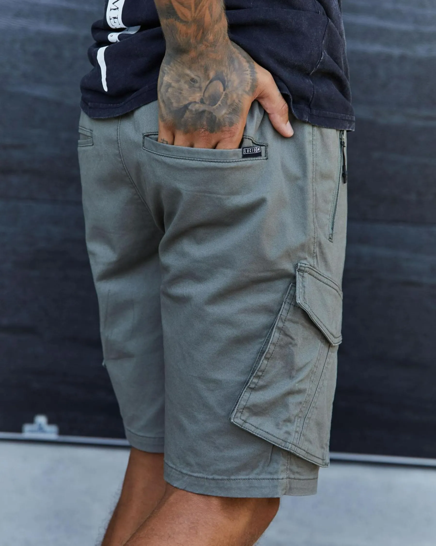 Shorts & Bottoms*Lucid Ranked Walk Shorts Sage