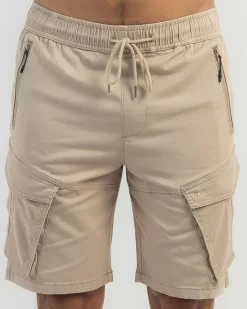 Shorts & Bottoms*Lucid Ranked Walk Shorts Stone