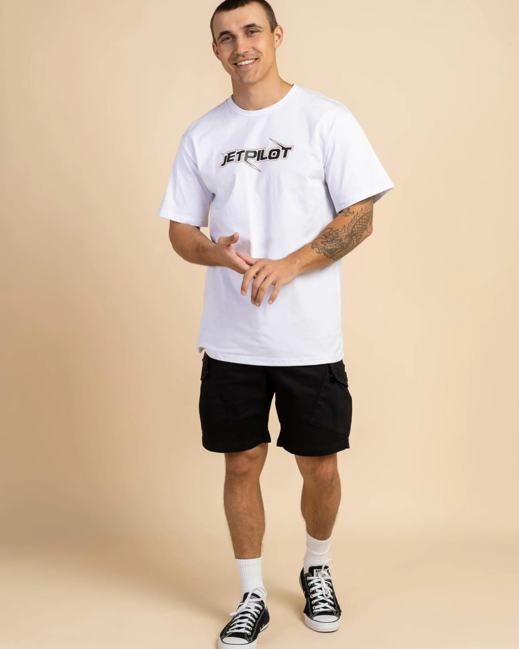 Tops & T-Shirts*Jetpilot Raptor T-Shirt White