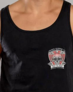 Tops & T-Shirts*Jacks Rapture Singlet Black Acid
