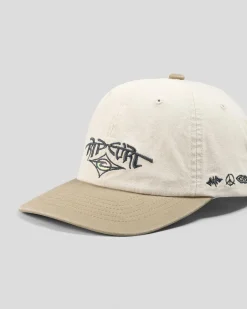 Headwear*Rip Curl Raw Energy Art Adjust Cap Olive