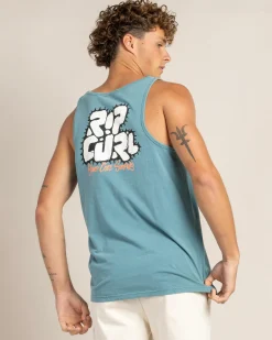 Tops & T-Shirts*Rip Curl Raw Energy Bubble Tank Storm Blue