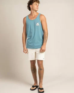 Tops & T-Shirts*Rip Curl Raw Energy Bubble Tank Storm Blue