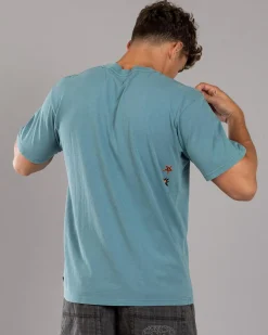 Tops & T-Shirts*Rip Curl Raw Energy Bubble T-Shirt Storm Blue