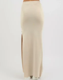 Bottoms*Mooloola Raya Maxi Skirt Stone