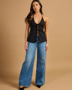 Hot Rayne Halter Top Women Tops