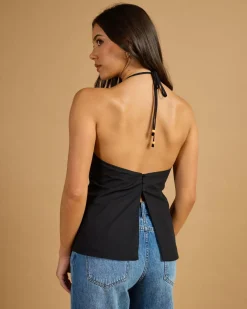 Hot Rayne Halter Top Women Tops