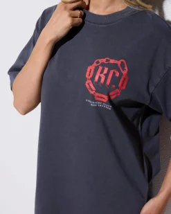 Razor Light Box Fit T-Shirt Women Tops