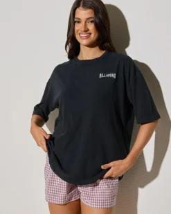 Tops*Billabong Reach For Sunshine T-Shirt Off Black