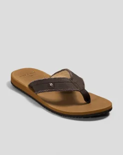 Discount Reactor Open Toe Thongs Flip Flops & Sandals