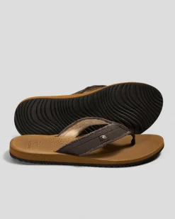 Discount Reactor Open Toe Thongs Flip Flops & Sandals