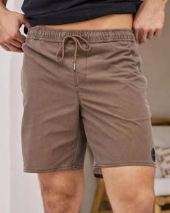 Shorts & Bottoms*Skylark Reef Elastic Waist Shorts Tan