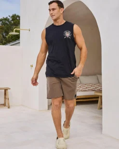 Shorts & Bottoms*Skylark Reef Elastic Waist Shorts Tan