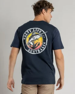 Tops & T-Shirts*Salty Life Reflections T-Shirt Navy