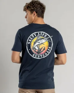Tops & T-Shirts*Salty Life Reflections T-Shirt Navy