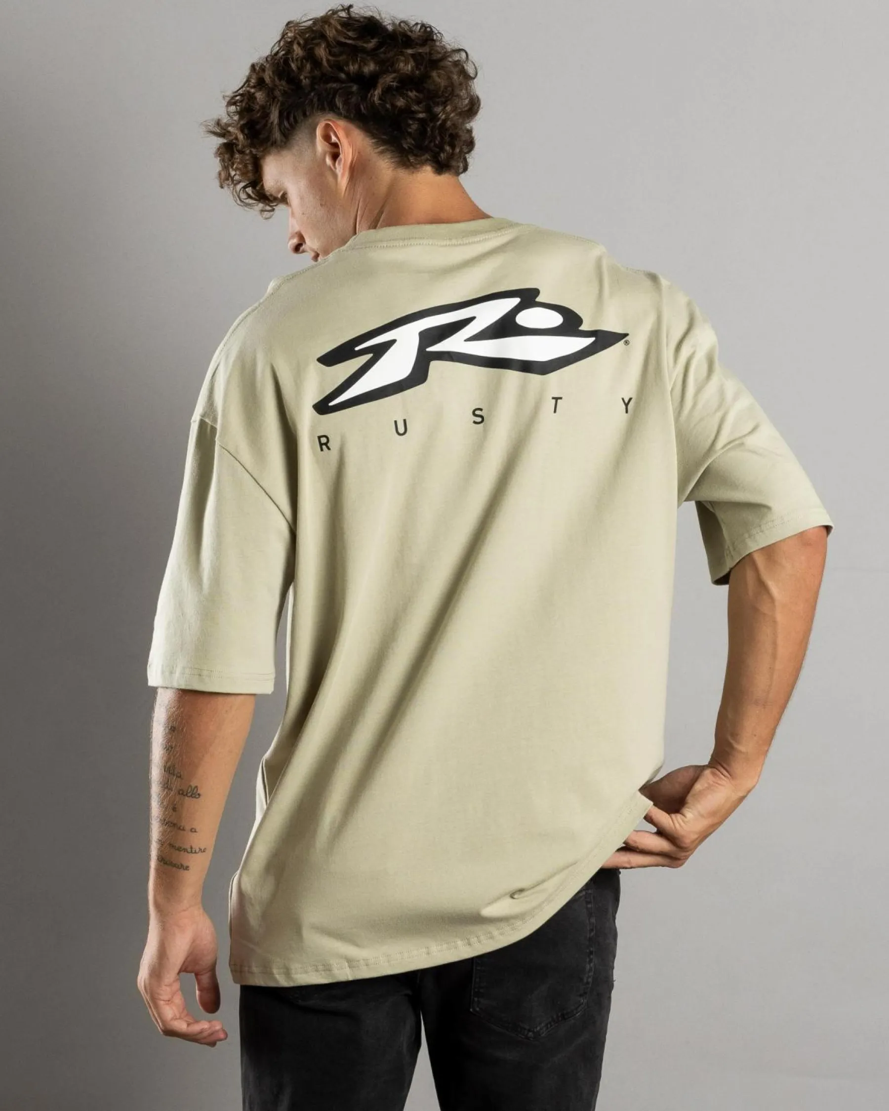 Tops & T-Shirts*Rusty Registered T-Shirt Abbey Stone