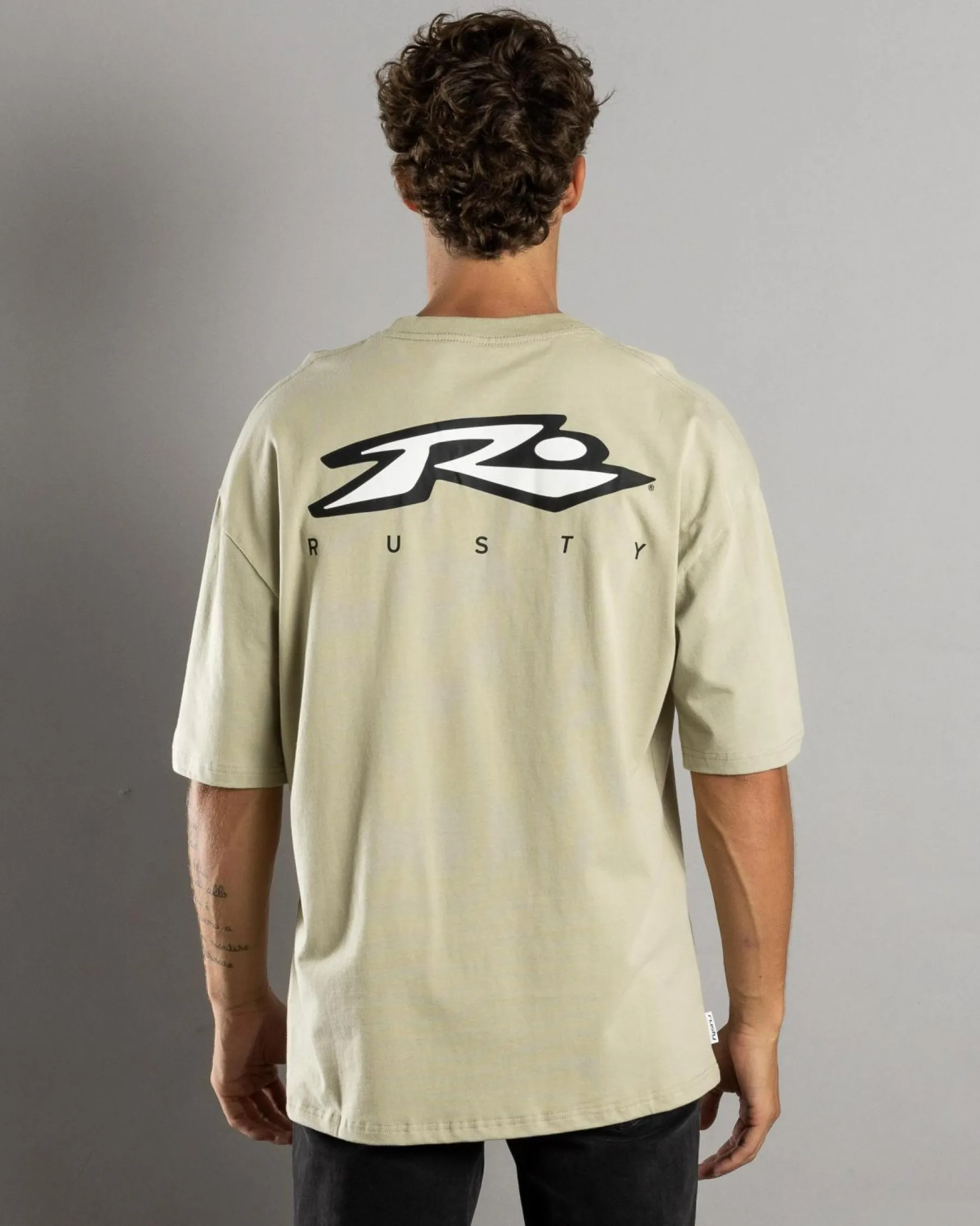 Tops & T-Shirts*Rusty Registered T-Shirt Abbey Stone