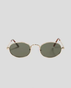 Sunglasses*Aire Regulus Sunglasses Gold/green Mono