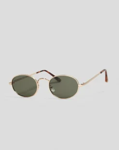 Sunglasses*Aire Regulus Sunglasses Gold/green Mono