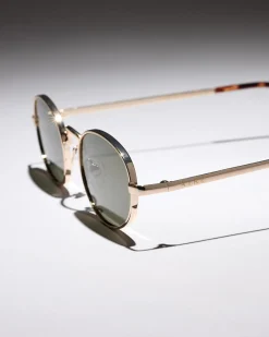 Sunglasses*Aire Regulus Sunglasses Gold/green Mono