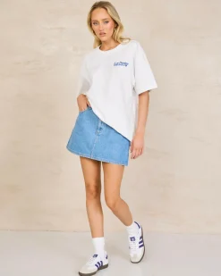 Discount Relaxed Mini Skirt Women Denim|Bottoms