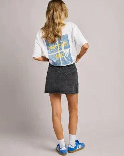 Denim|Bottoms*Lee Relaxed Mini Skirt Smoked Black