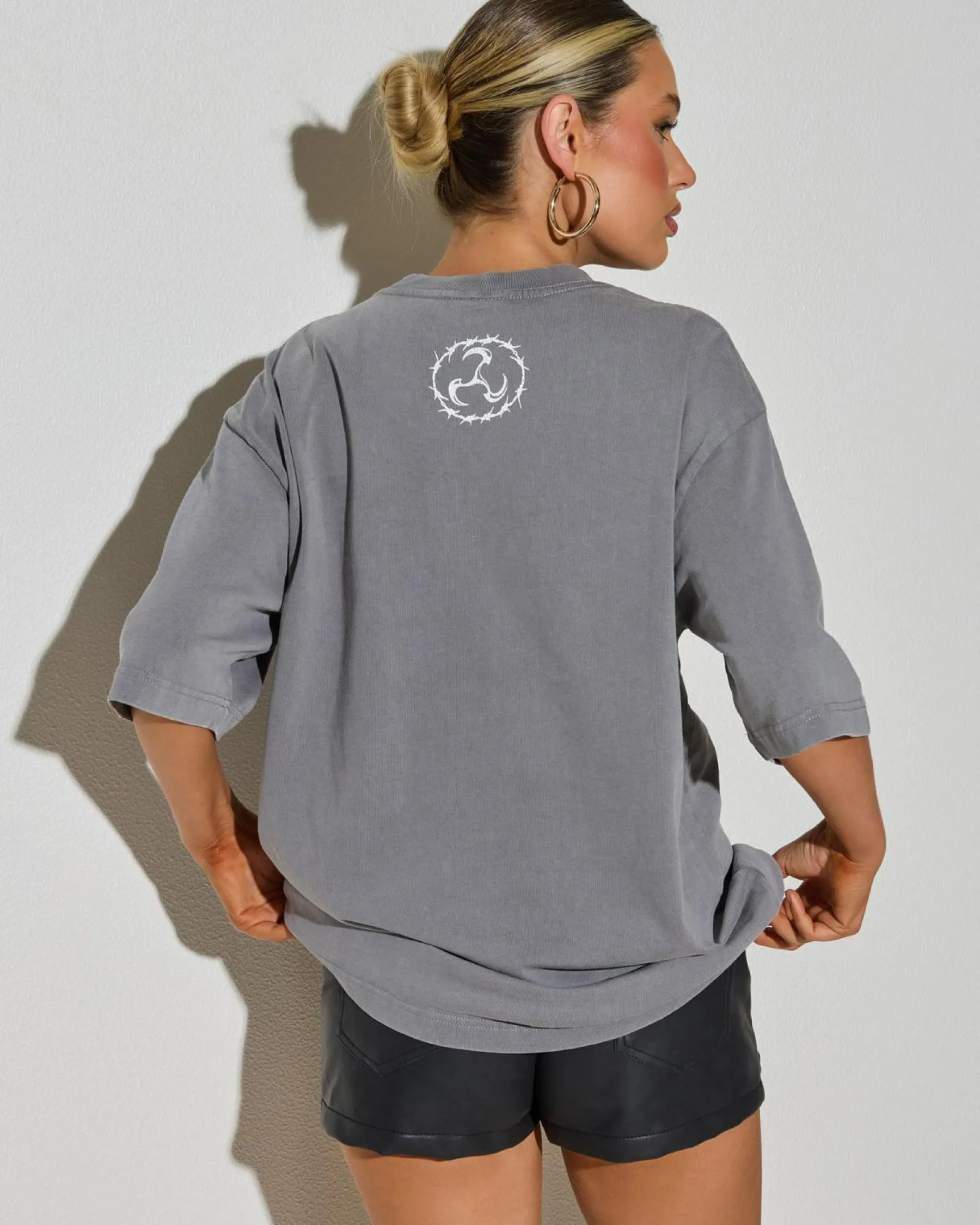 Tops*Kiss Chacey Relentless Oversized T-Shirt Mineral Smoke