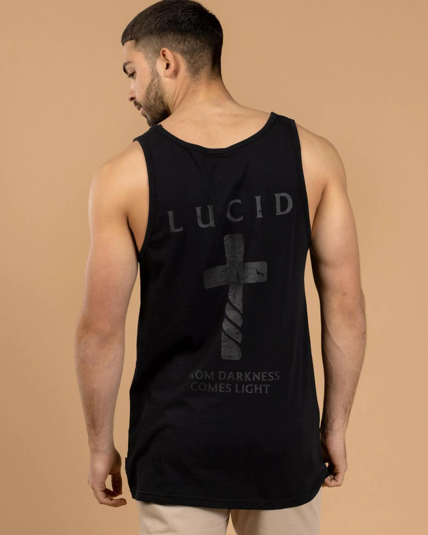 Tops & T-Shirts*Lucid Reliquary Singlet Black/ Black