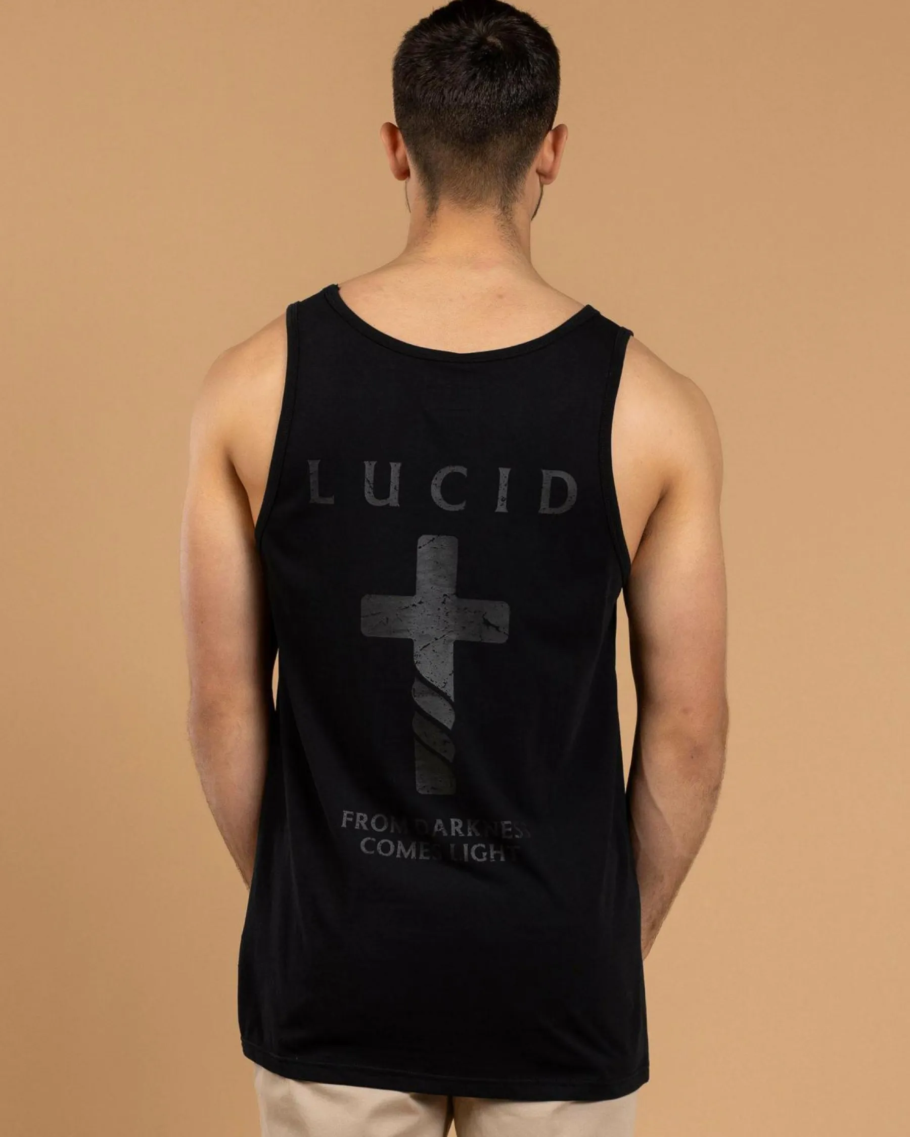 Tops & T-Shirts*Lucid Reliquary Singlet Black/ Black