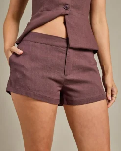 Clearance Remi Hawaii Shorts Women Sets|Linen Blend
