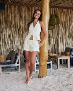 Online Remi Hawaii Vest Top Women Sets|Linen Blend