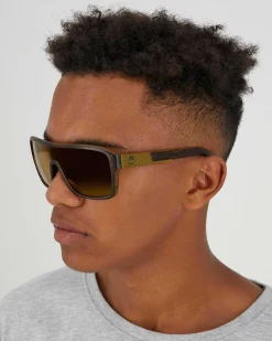 Sunglasses*Dragon Alliance Remix Sunglasses Matte Woodgrain/copper