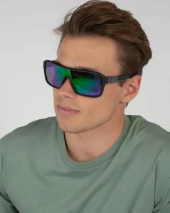 Sunglasses*Dragon Alliance Remix Sunglasses Matte Black/terrafirma Ion