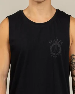 Activewear|Tops & T-Shirts*Sparta Reposte Muscle Tank Black