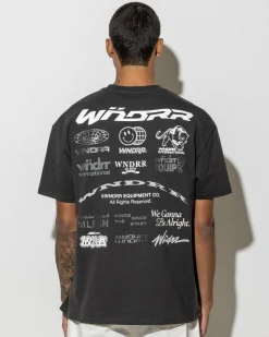 Tops & T-Shirts*Wndrr Represent Box Fit T-Shirt Faded Black