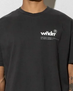 Tops & T-Shirts*Wndrr Represent Box Fit T-Shirt Faded Black