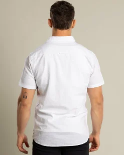 Tops & T-Shirts*Lucid Requisite Short Sleeve Shirt White