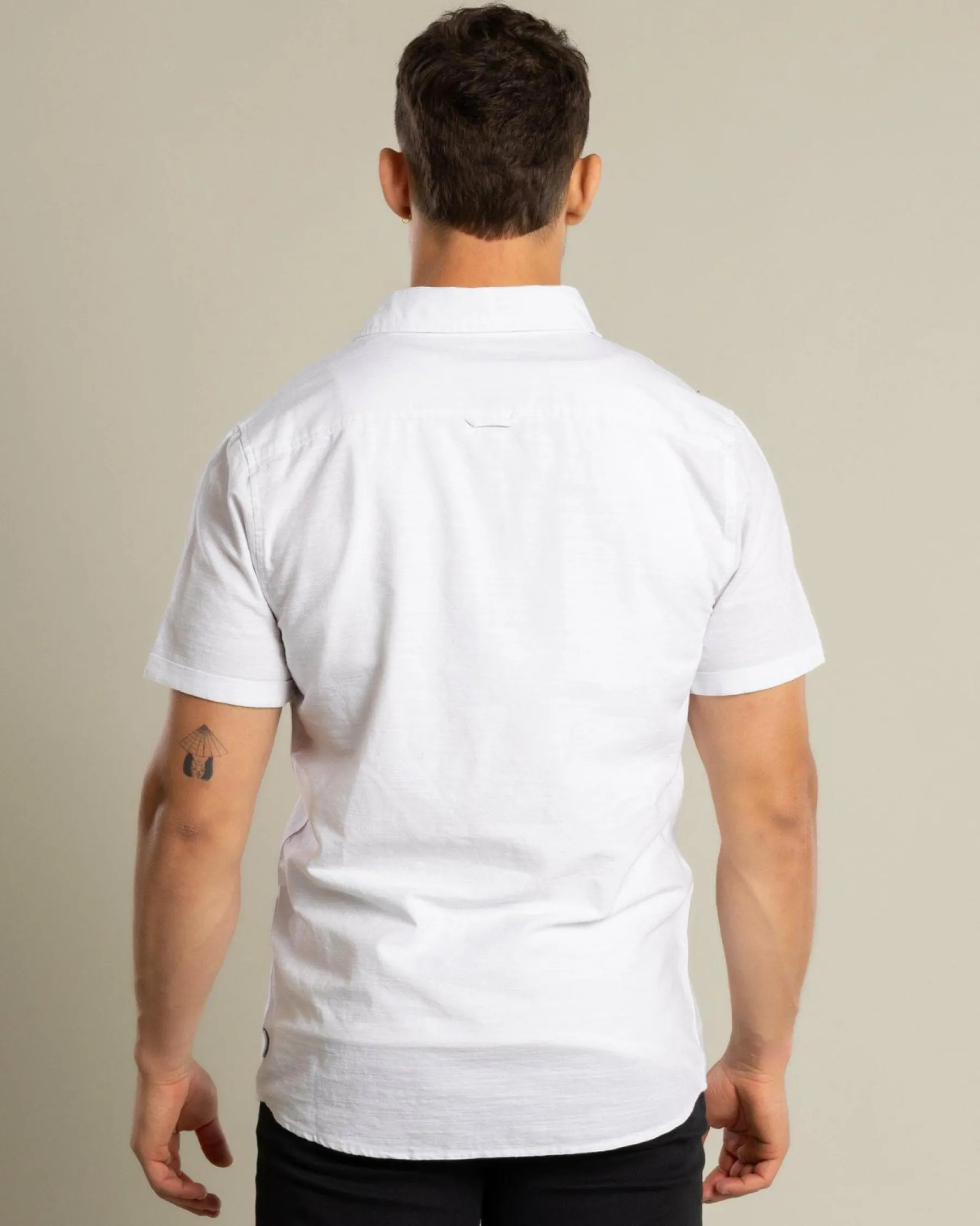 Tops & T-Shirts*Lucid Requisite Short Sleeve Shirt White