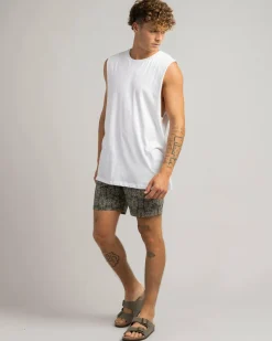 Shorts & Bottoms*Skylark Retain Elastic Waist Shorts Slate Blue