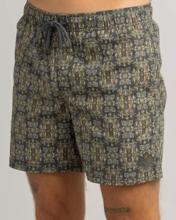 Shorts & Bottoms*Skylark Retain Elastic Waist Shorts Slate Blue