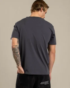 Tops & T-Shirts*Quiksilver Retro Box T-Shirt India Ink